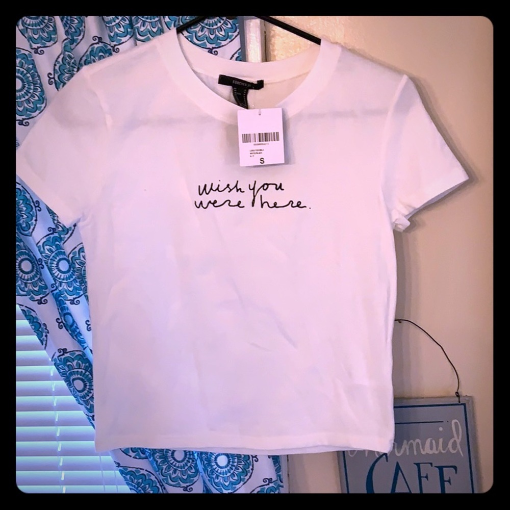 NWT forever 21 cropped tee